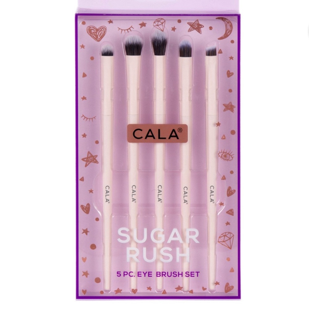 NIP Sugar Rush 5 PC Eye Brush Set